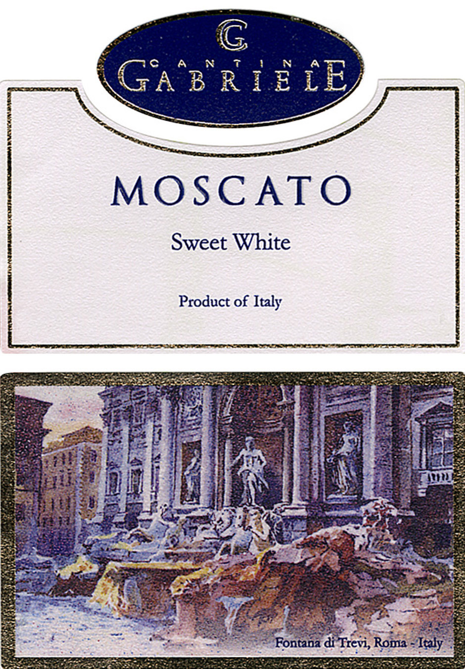 Cantina Gabriele - Moscato label