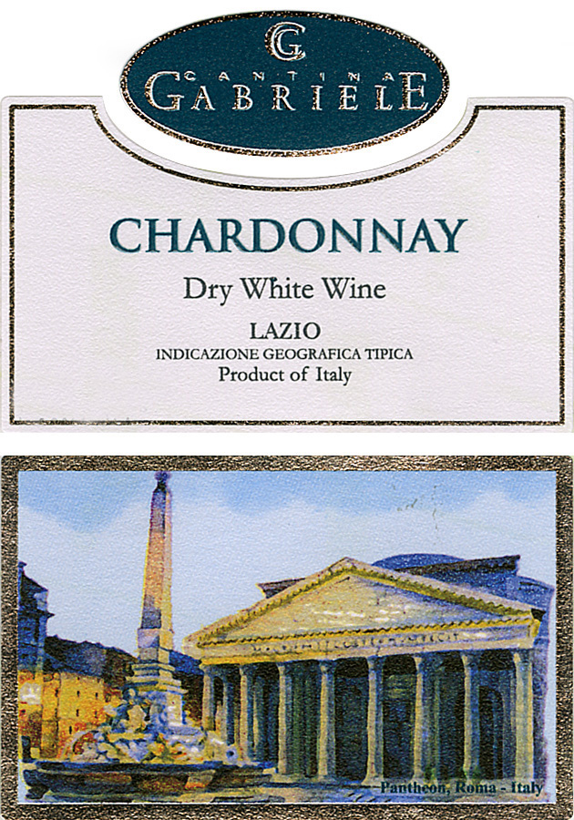 Cantina Gabriele - Chardonnay label