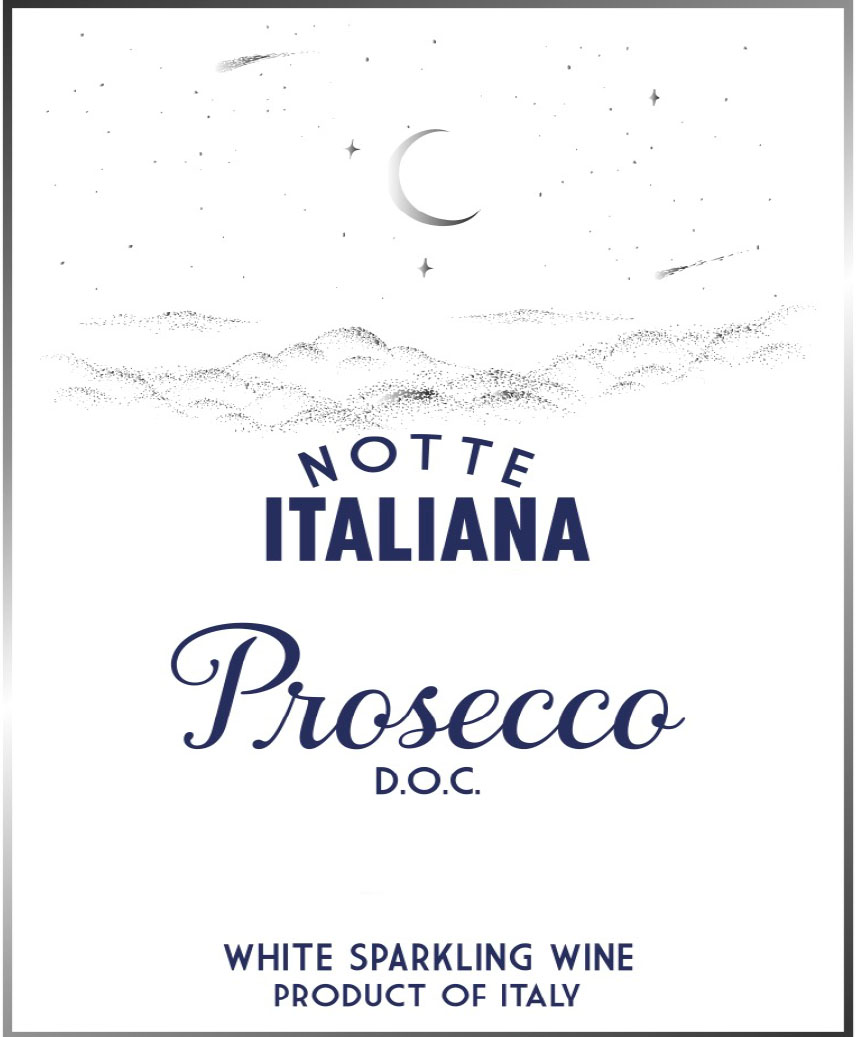 Notte Italiana - Prosecco label