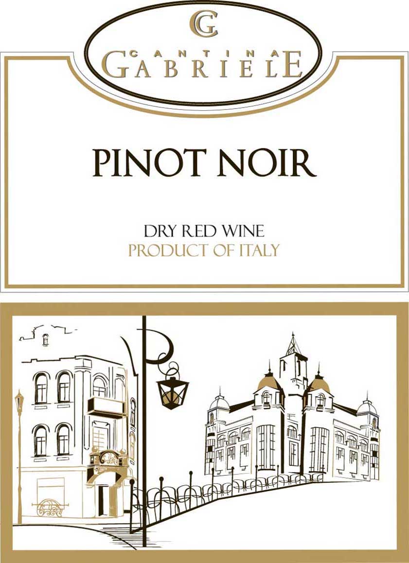 Cantina Gabriele - Pinot Noir label