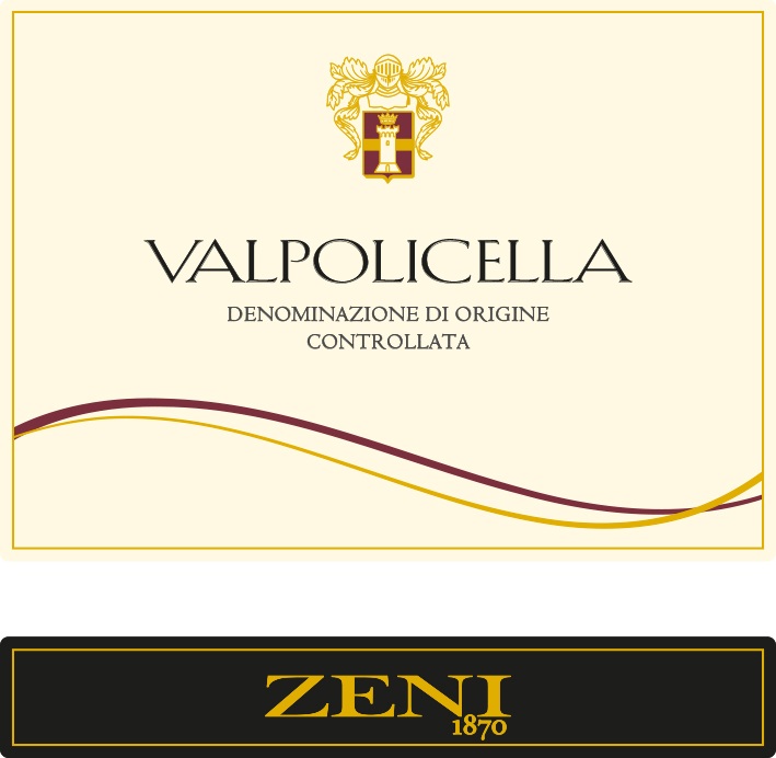 Zeni - Valpolicella label