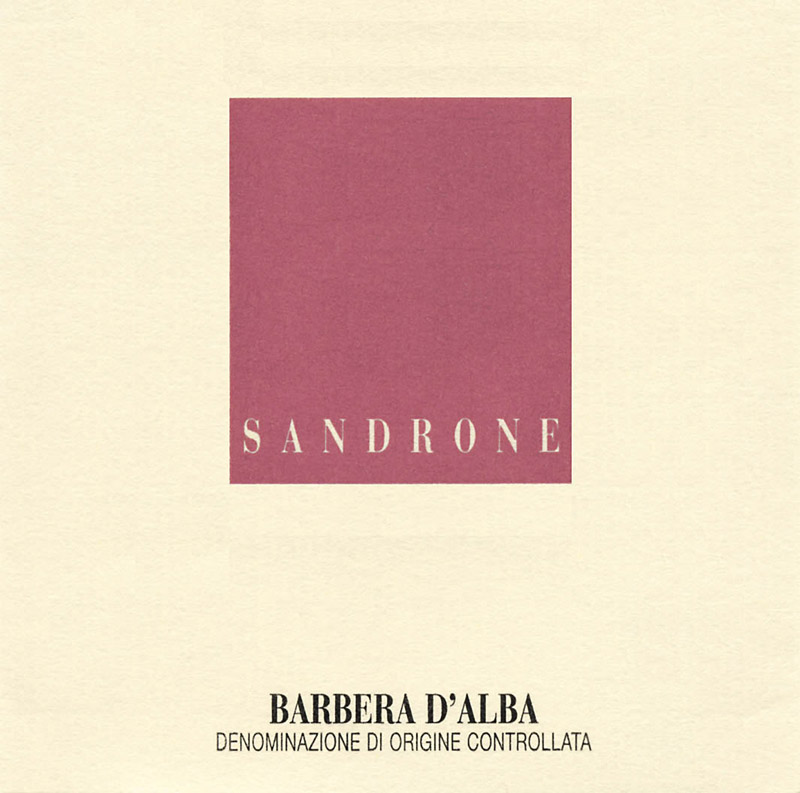 Sandrone - Barbera D'Alba label
