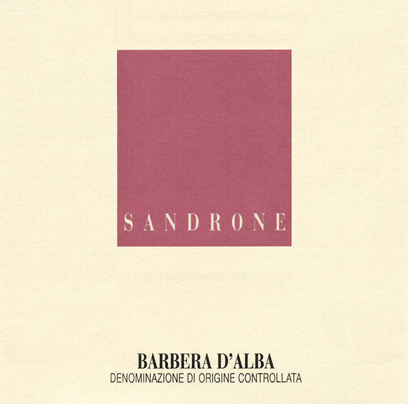 Sandrone - Barbera D'Alba label