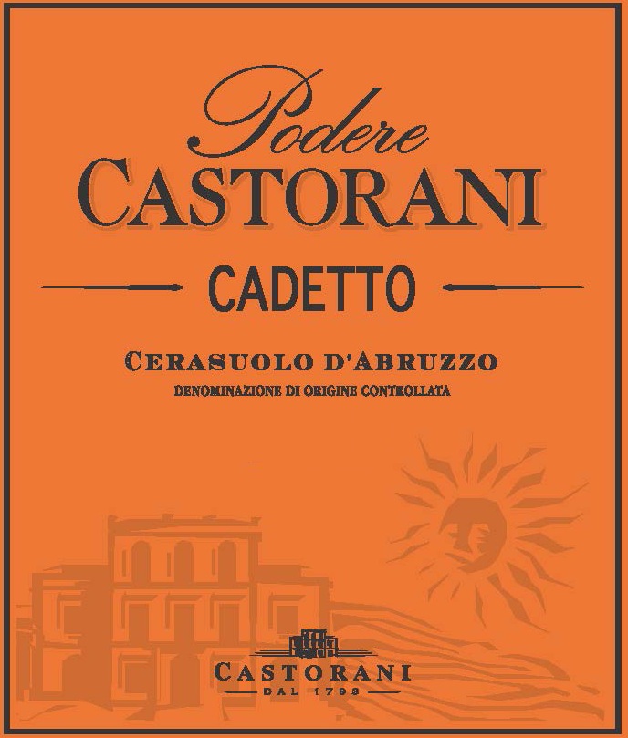 Podere Castorani - Cerasuolo d'Abruzzo Cadetto Rose label