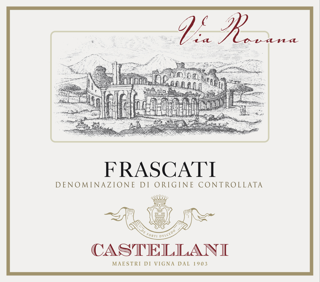 Via Rovana - Frascati label