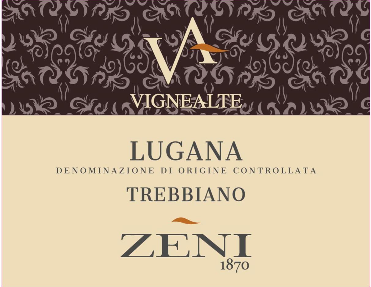 Zeni - Lugana Vigne Alte Trebbiano label