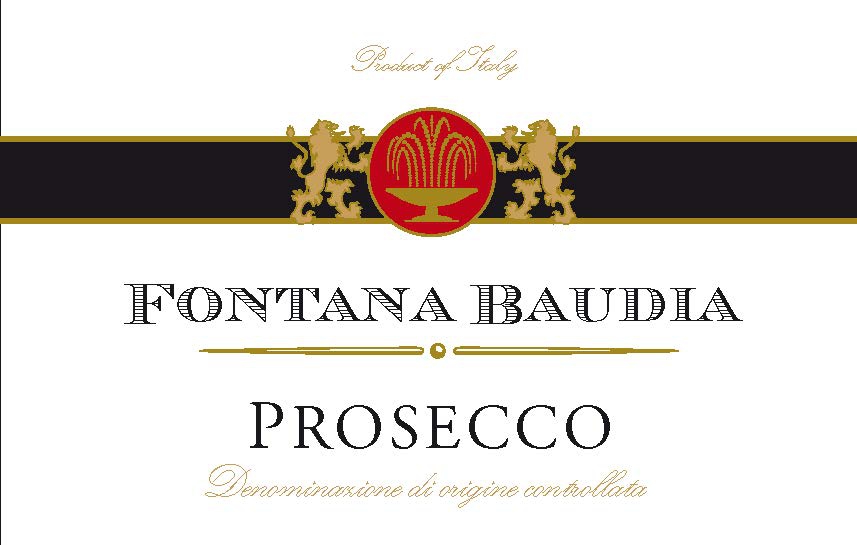 Fontana Baudia Prosecco label