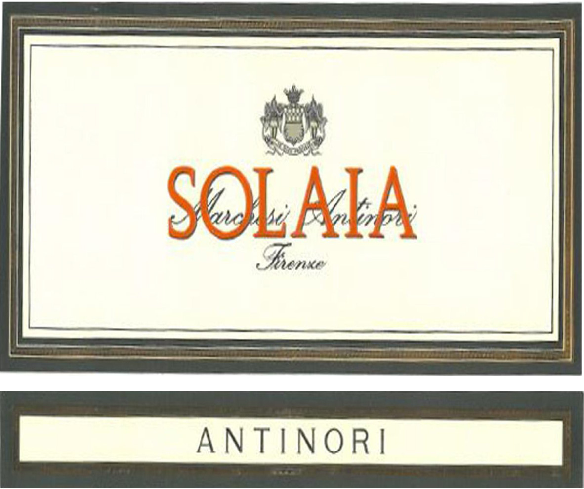 Solaia - by Piero Antinori label