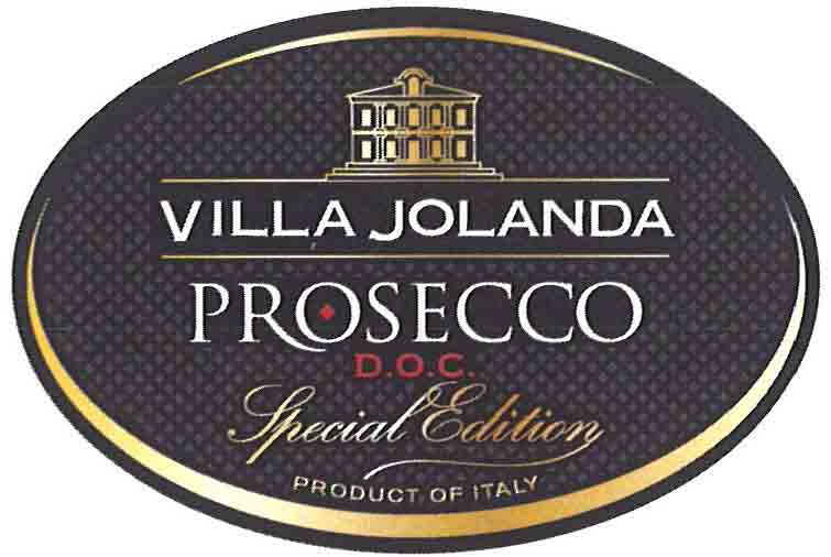 Villa Jolanda - Prosecco - Special Edition label