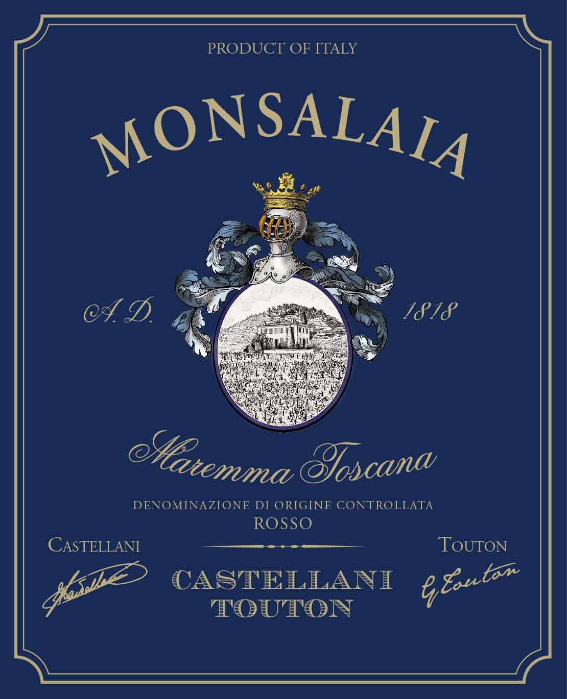 Monsalaia - Maremma Toscana label