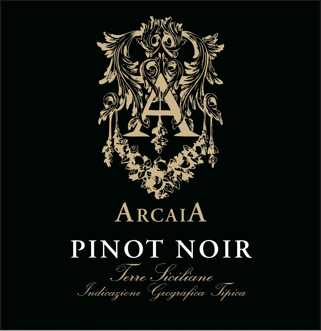 Arcaia - Pinot Noir label