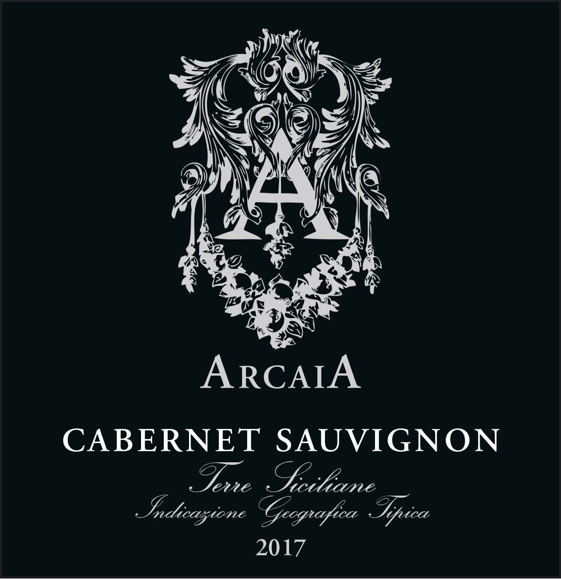 Arcaia - Cabernet Sauvignon label