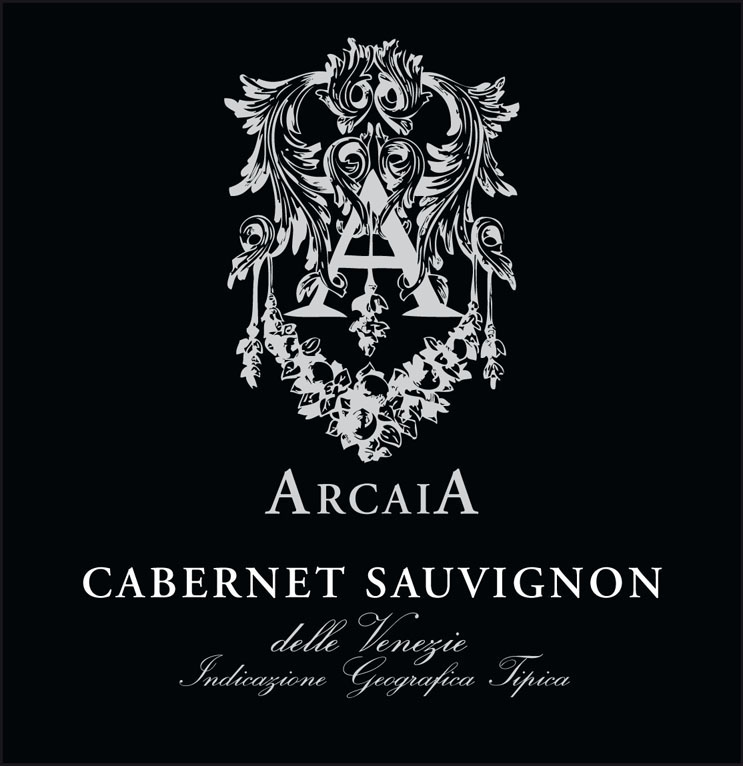 Arcaia - Cabernet Sauvignon label