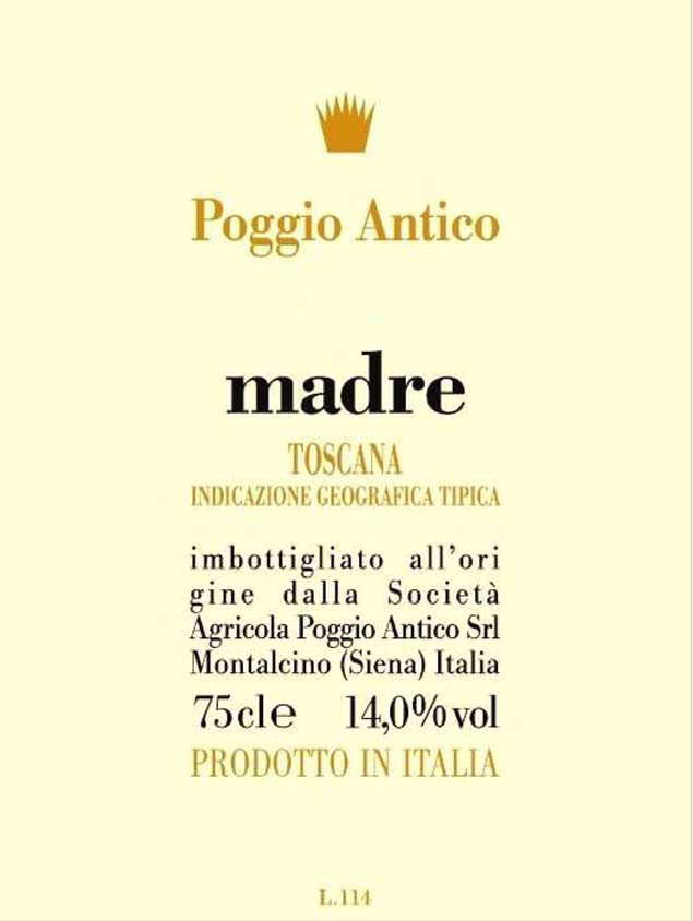 Poggio Antico - Madre label