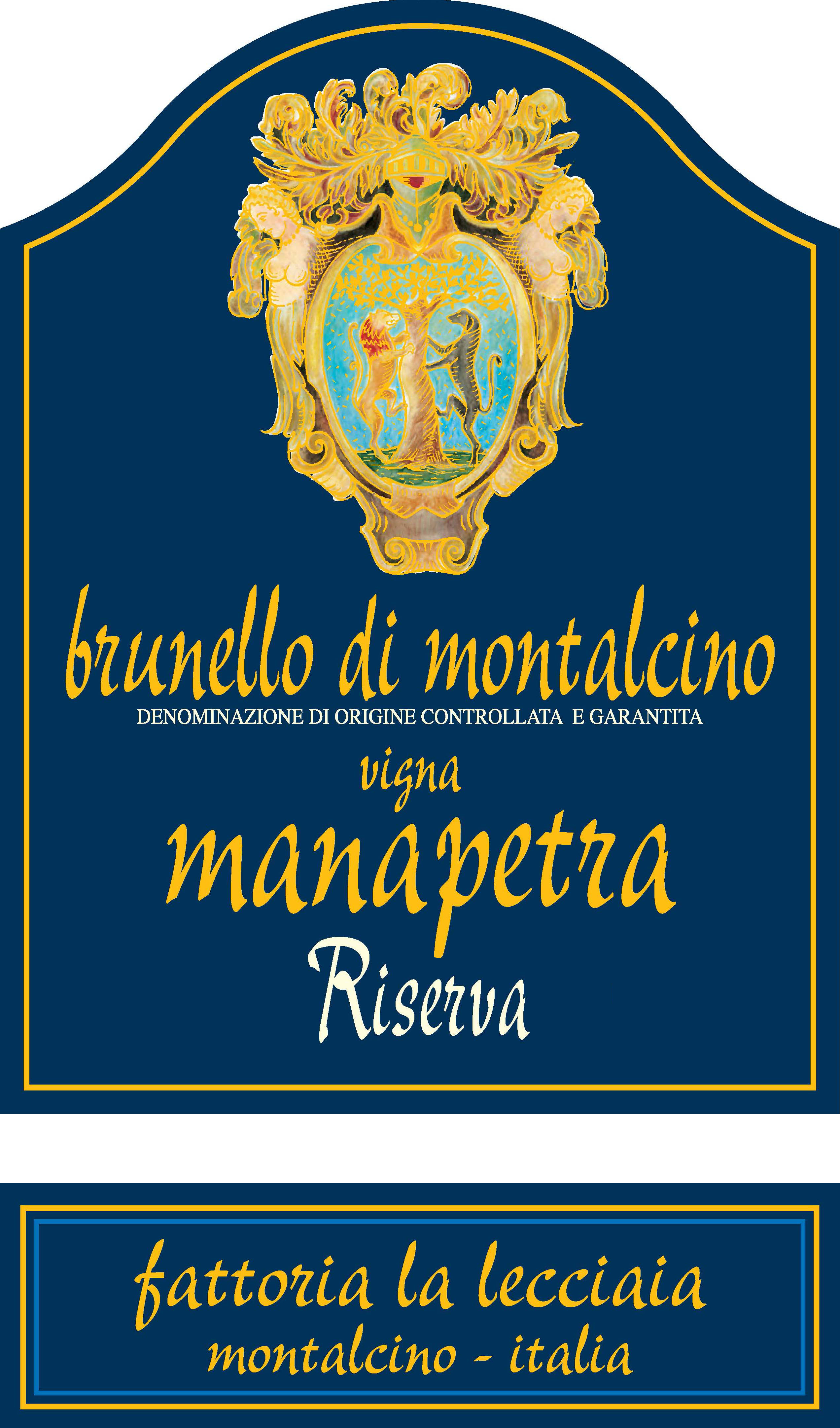 La Lecciaia - Manapetra Riserva label