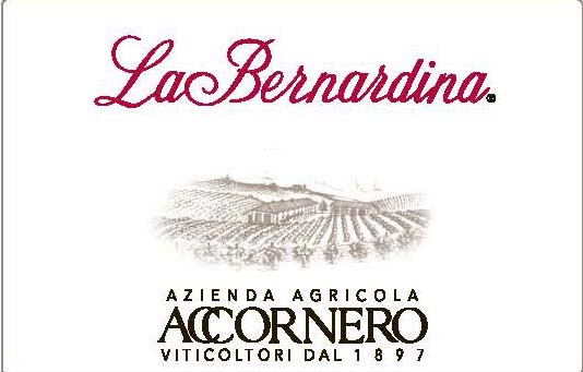 Accornero - La Bernardina label