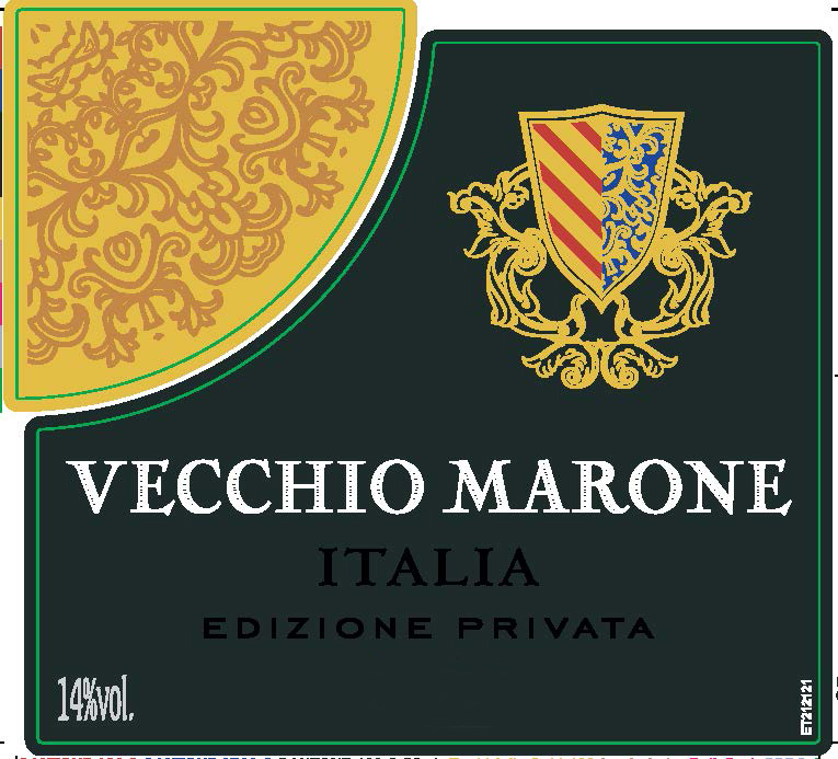 Vecchio - Marone label