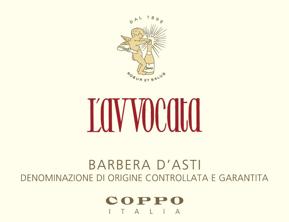 Coppo - L'Avvocata Barbera d'Asti label