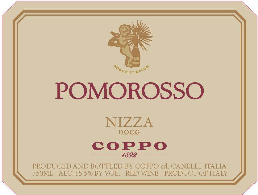 Coppo - Pomorosso Nizza Barbera d'Asti label
