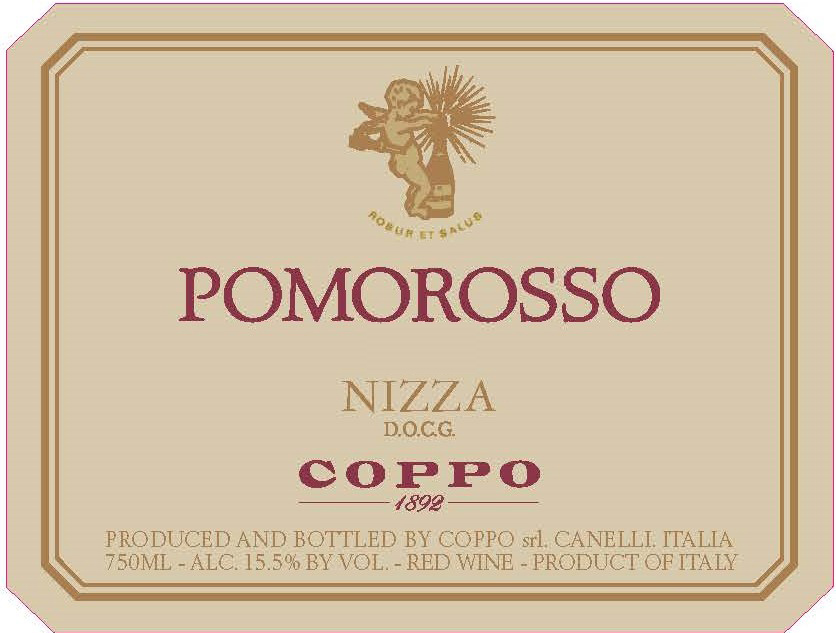 Coppo - Pomorosso Nizza Barbera d'Asti label