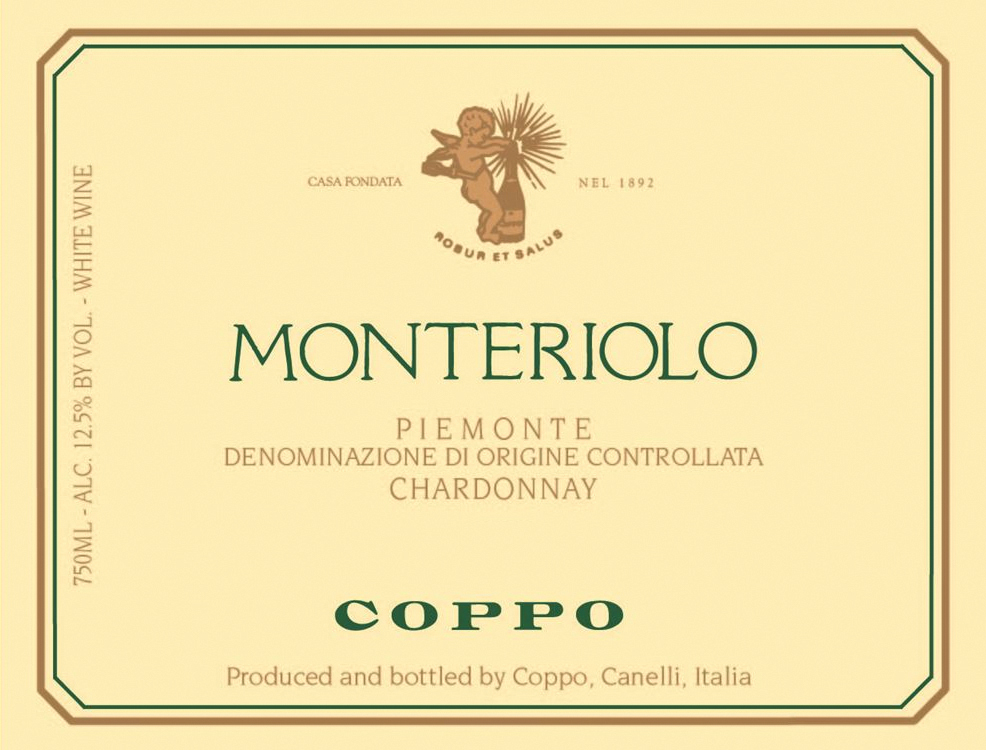 Coppo - Chardonnay - Monteriolo label