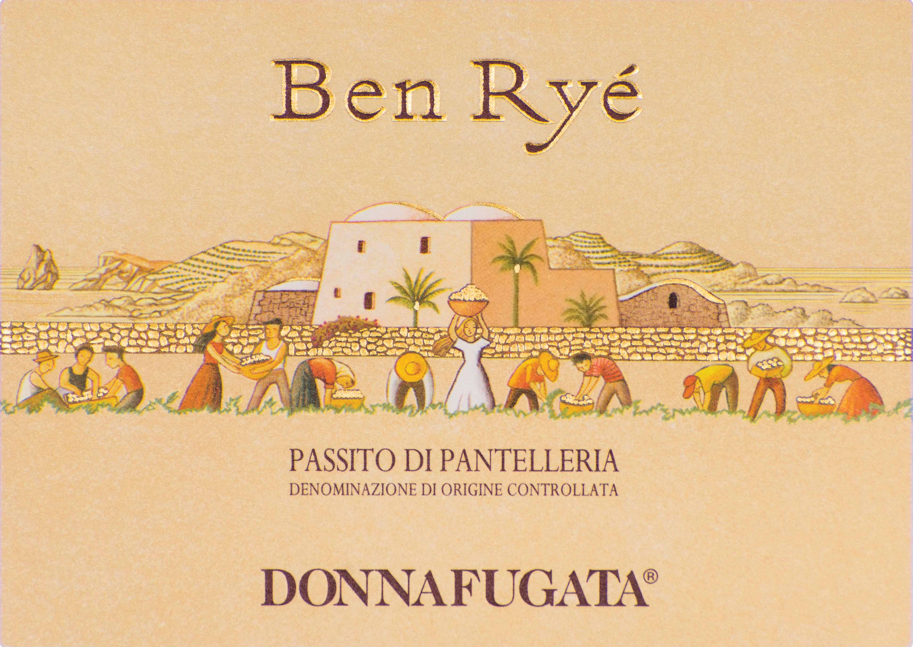 Donnafugata - Ben Rye label