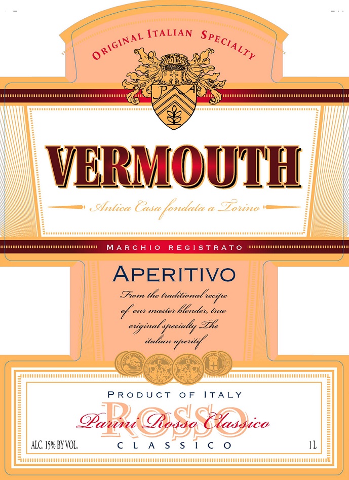 Sperone Parini - Vermouth Rosso Classico label
