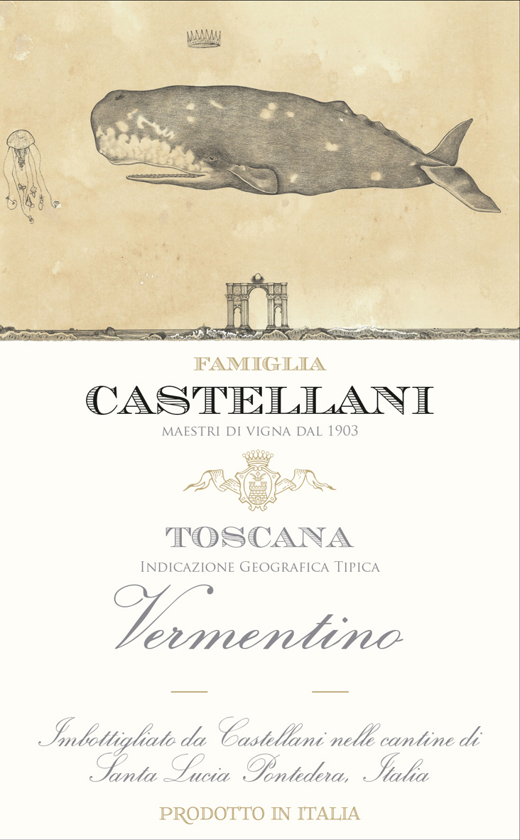 Famiglia Castellani - Vermentino label
