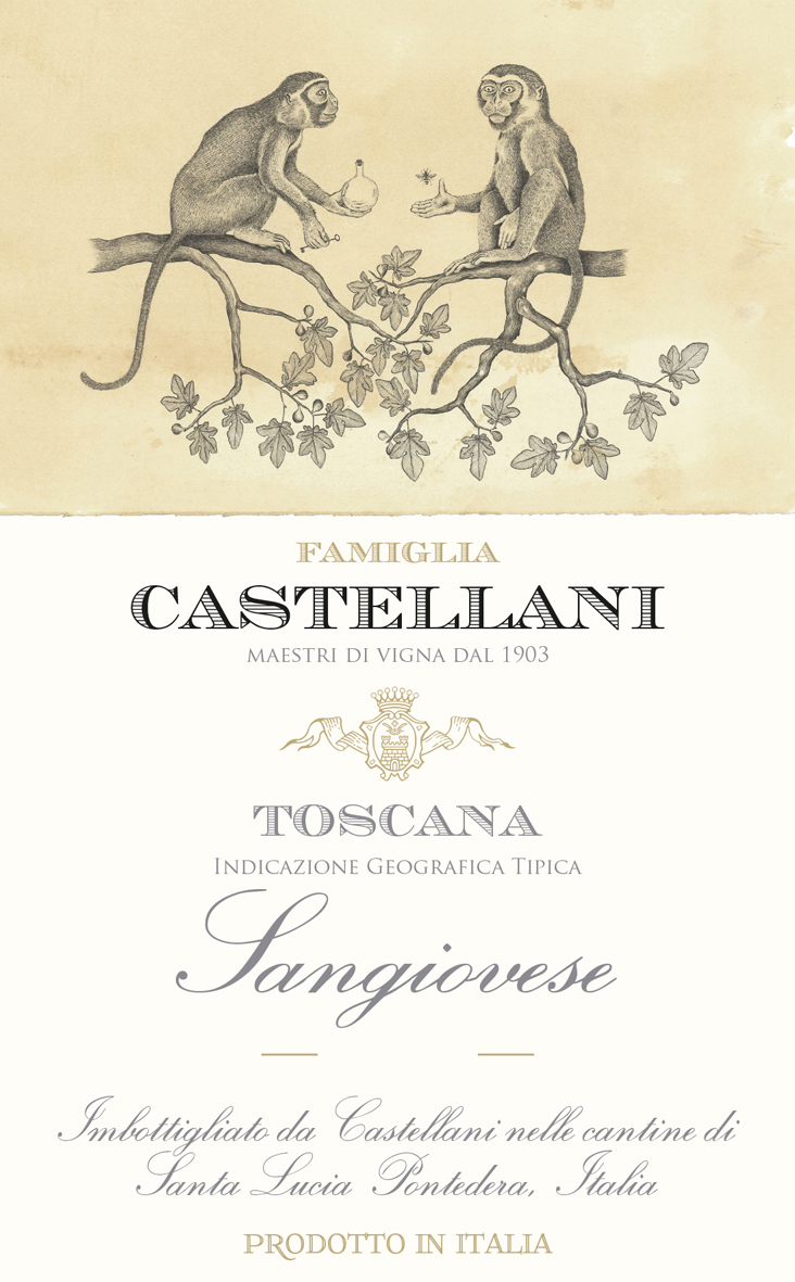 Famiglia Castellani - Collesano - Sangiovese label