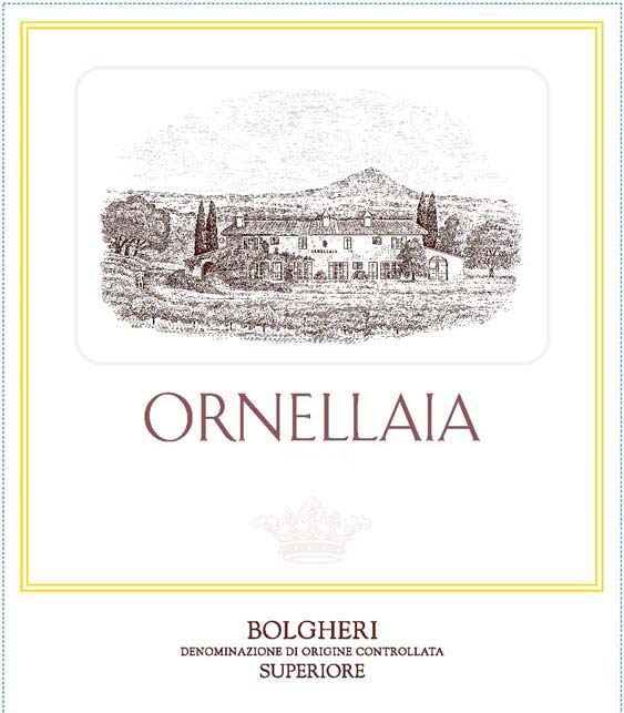 Ornellaia label