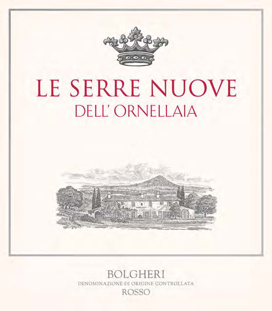 Ornellaia - Le Serre Nuove label