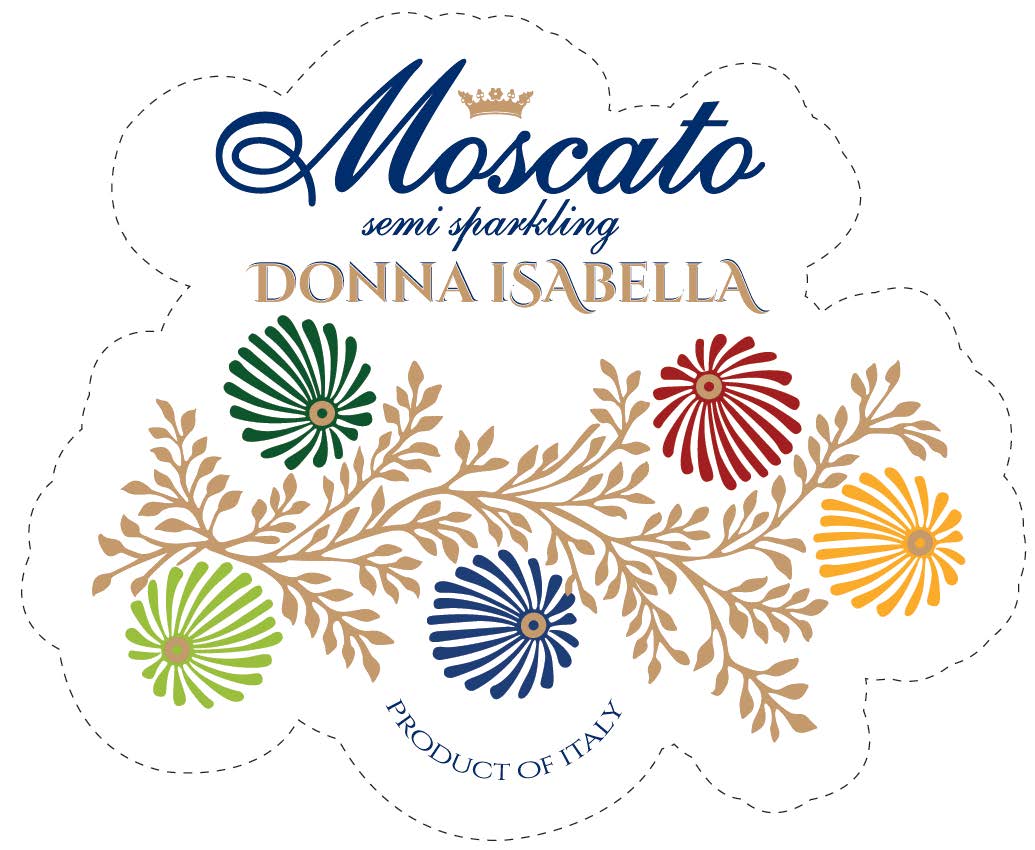 Donna Isabella - Moscato label