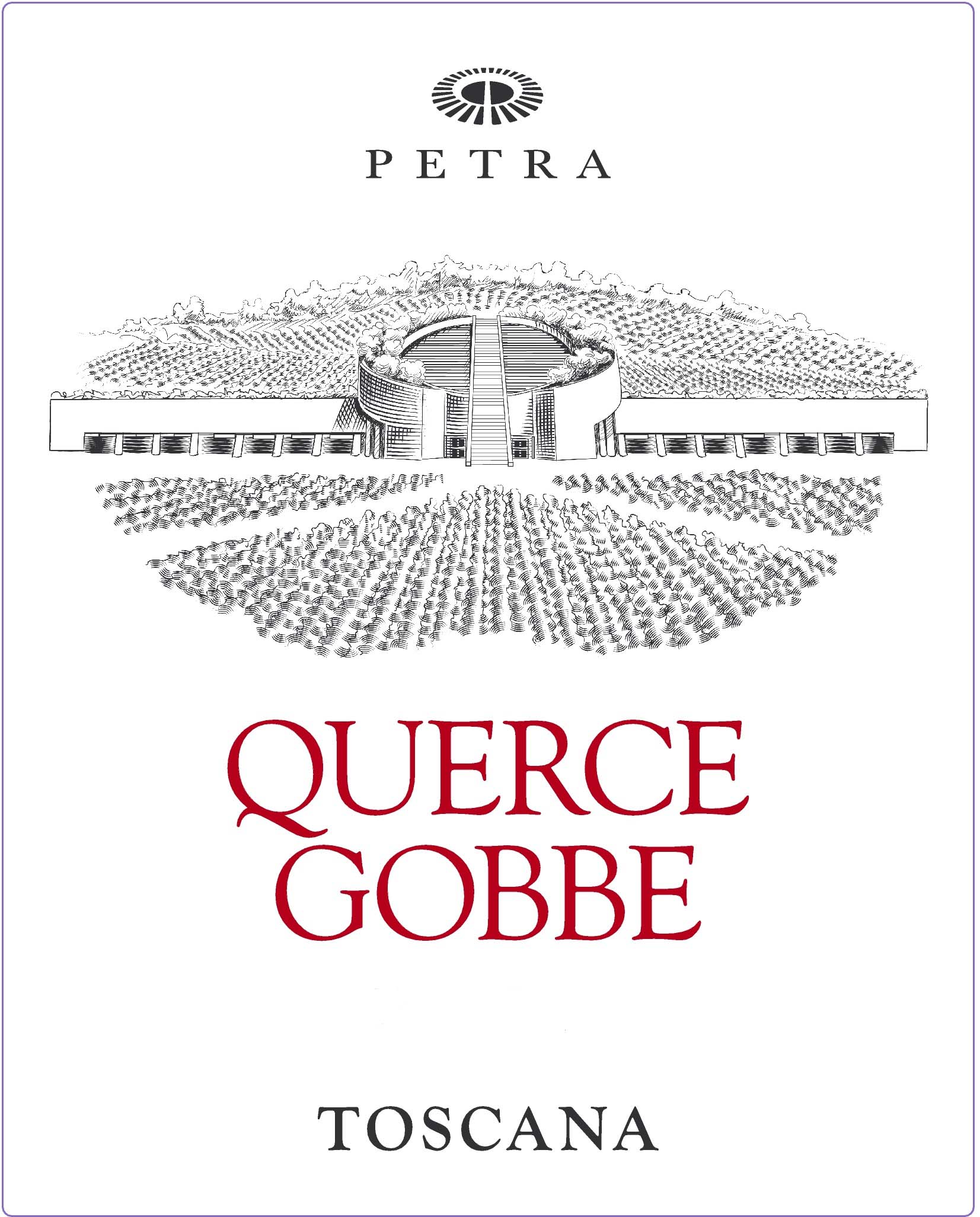 Petra - Merlot - Querce Gobbe label