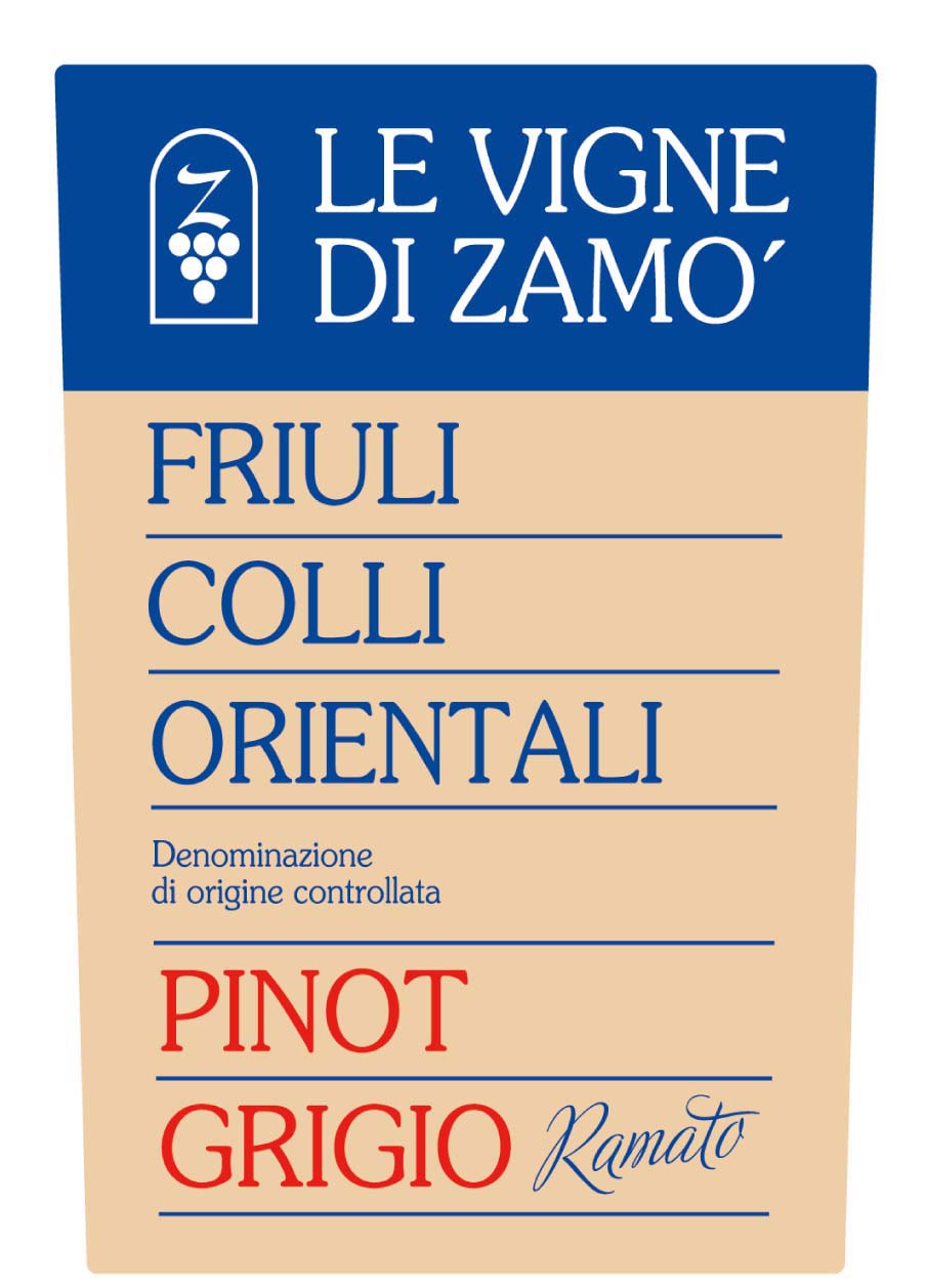 Le Vigne di Zamo - Ramato - Pinot Grigio label