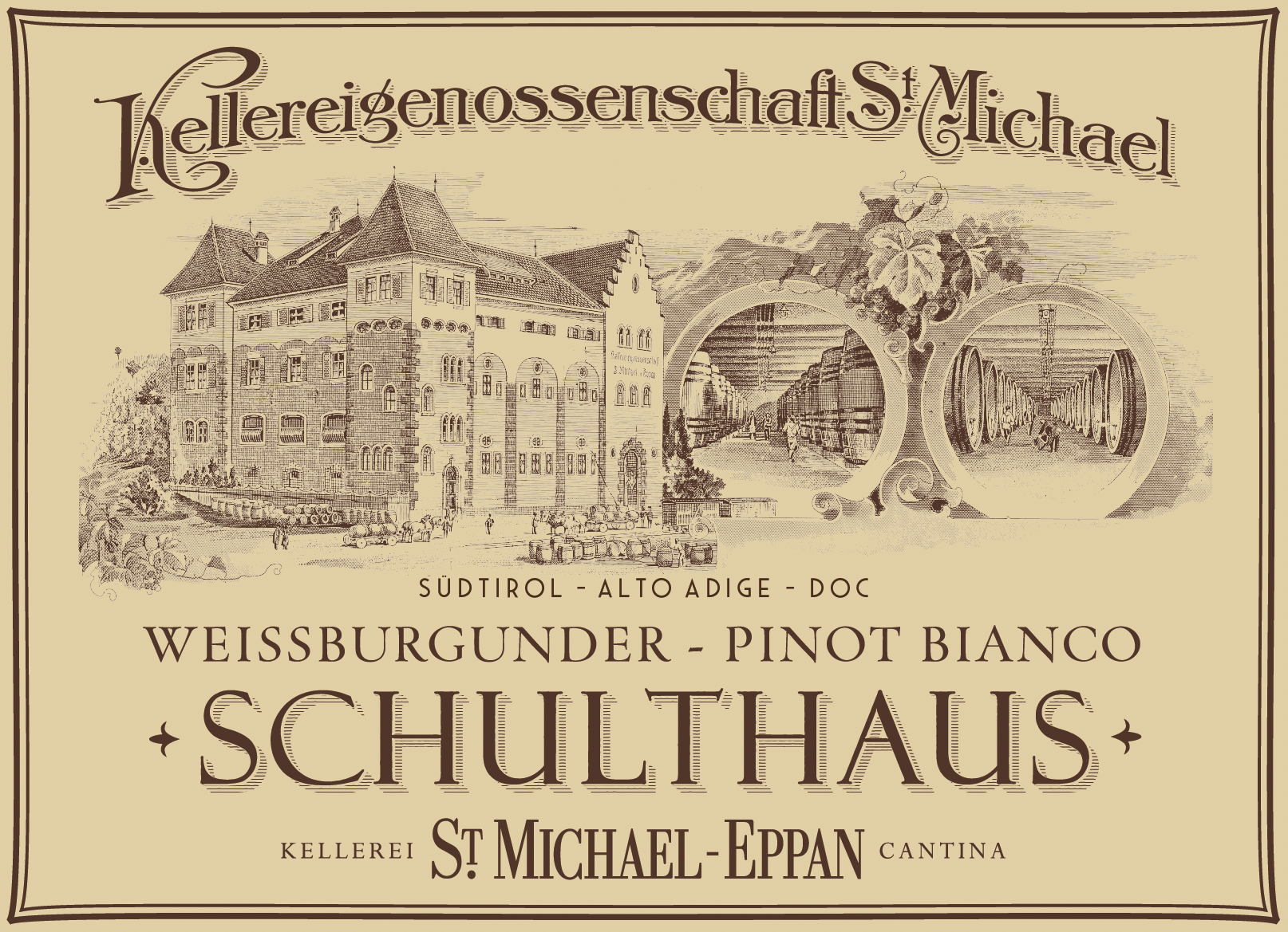 St. Michael-Eppan - Schulthauser - Pinot Bianco label