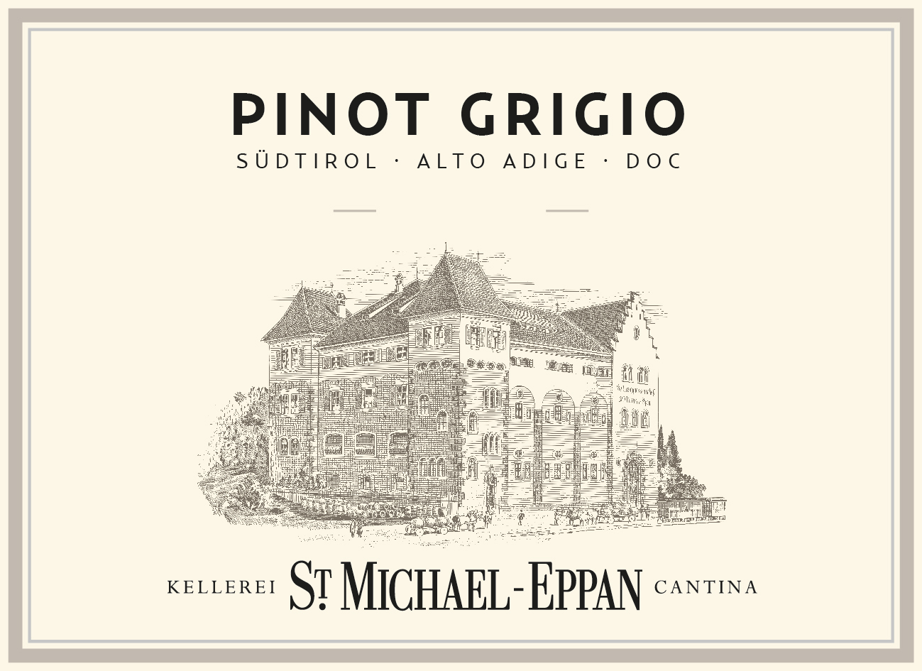 St. Michael-Eppan - Pinot Grigio - Südtirol label