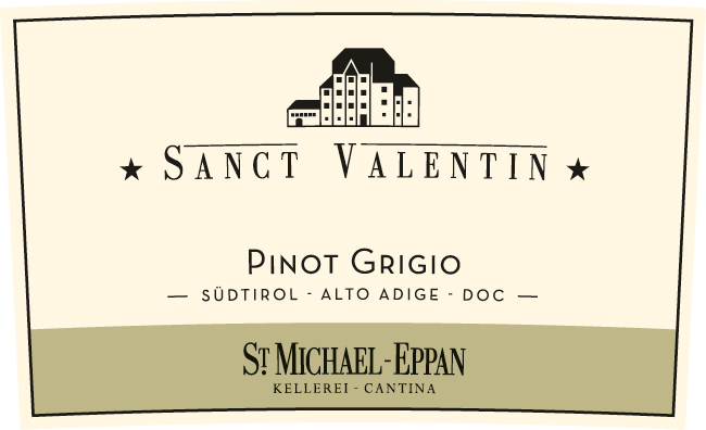 St. Michael-Eppan - Pinot Grigio - St Valentin label