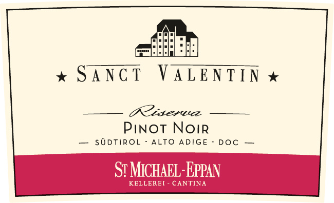 St. Michael-Eppan - Pinot Noir Riserva - St. Valentin label