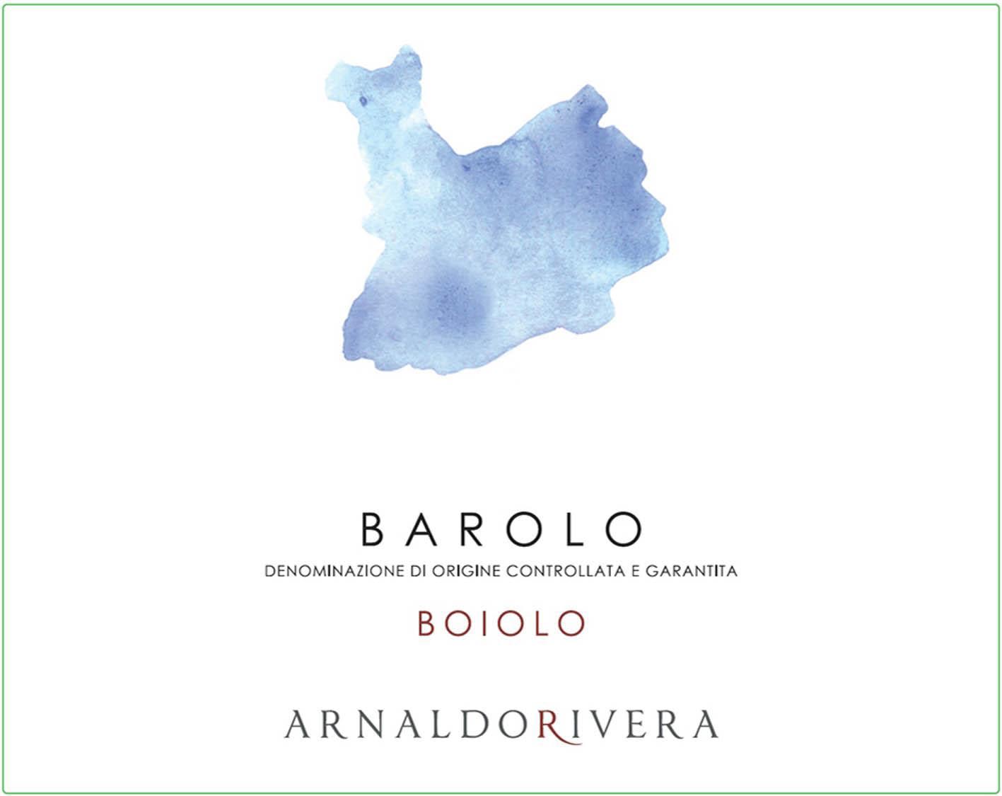 Arnaldo Rivera - Barolo Boiolo label