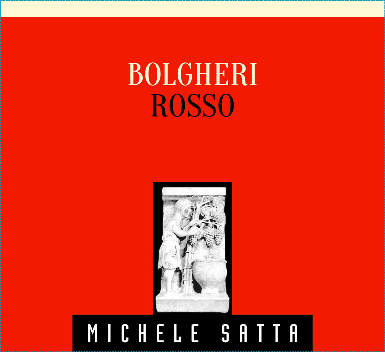 Michele Satta - Bolgheri Rosso label
