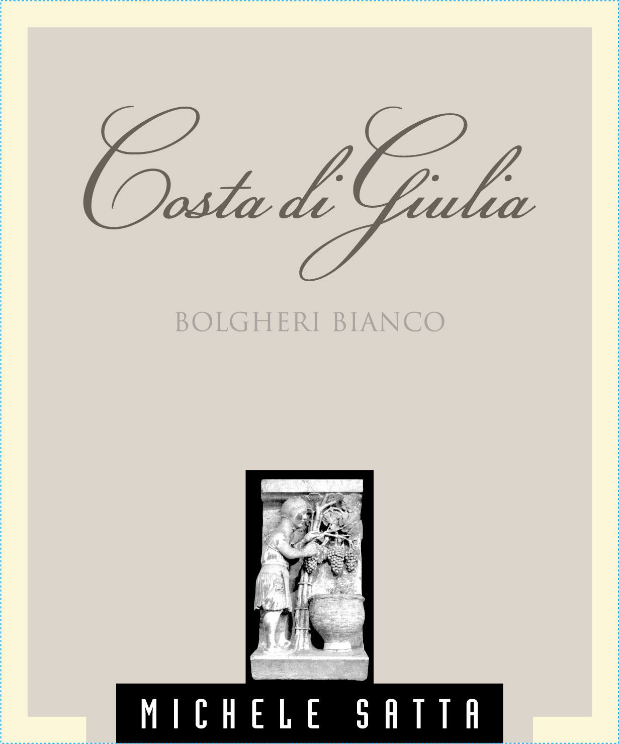 Michele Satta - Costa Di Giulia Bianco label