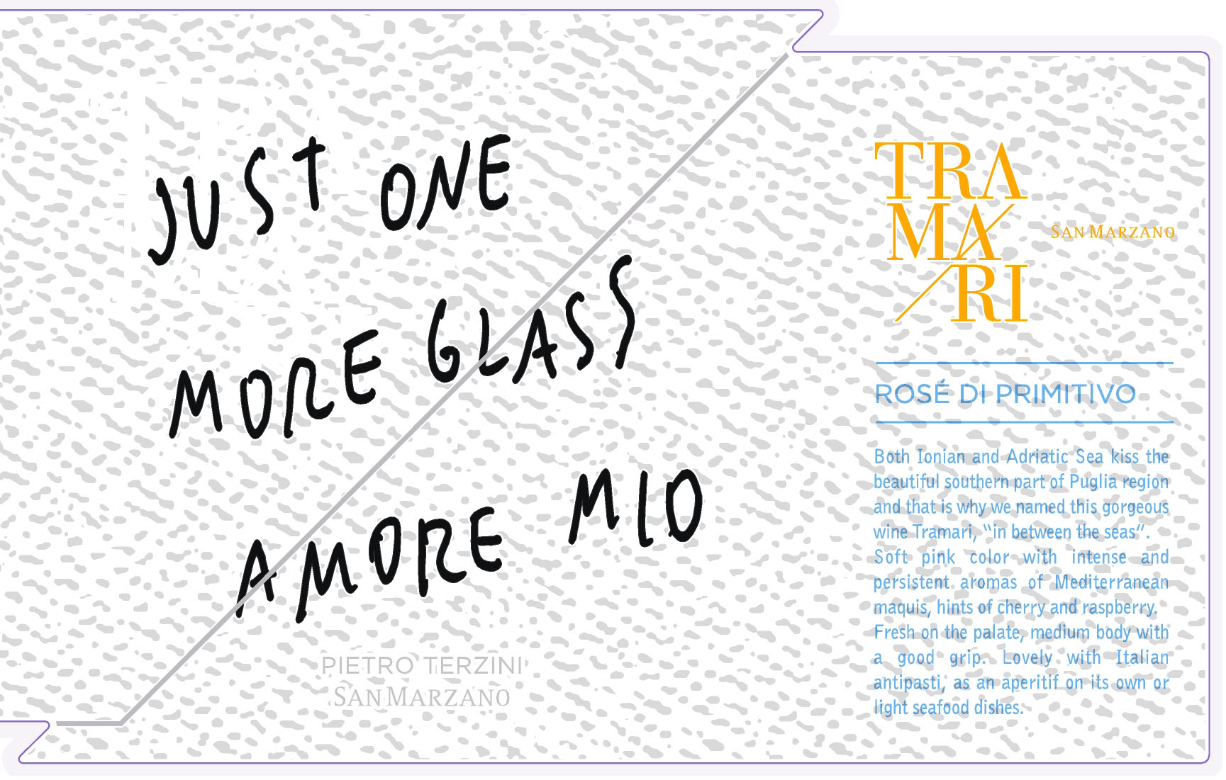 San Marzano - Tramari - Rose label