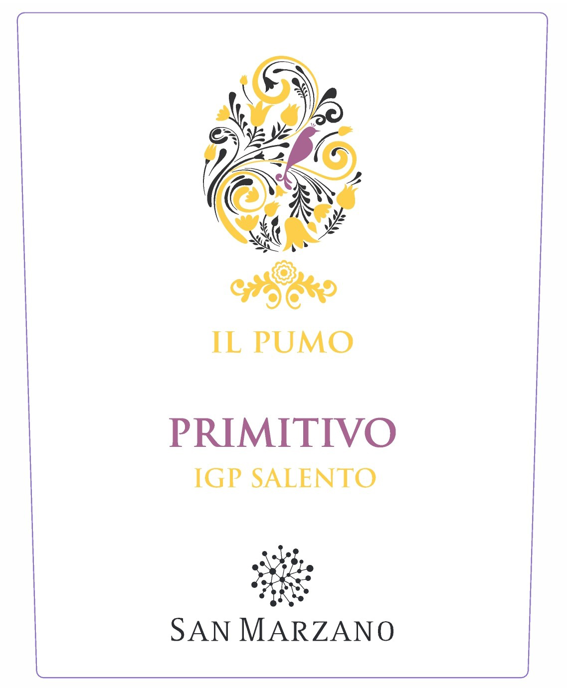 San Marzano - Il Pumo Primitivo label