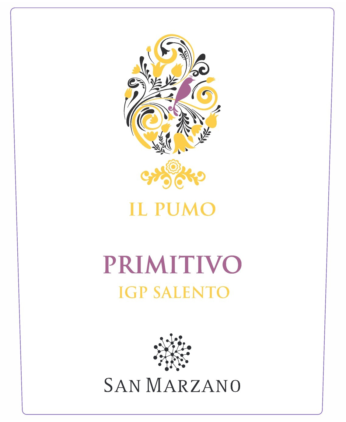 San Marzano - Primitivo label