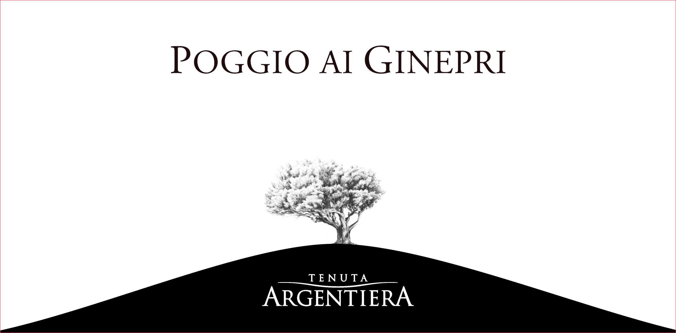 Tenuta Argentiera - Poggio ai Ginepri Rosso label