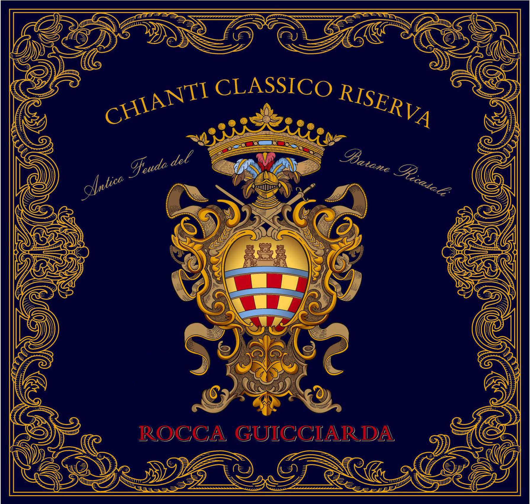 Barone Ricasoli - Rocca Guicciarda - Chianti Classico Riserva label