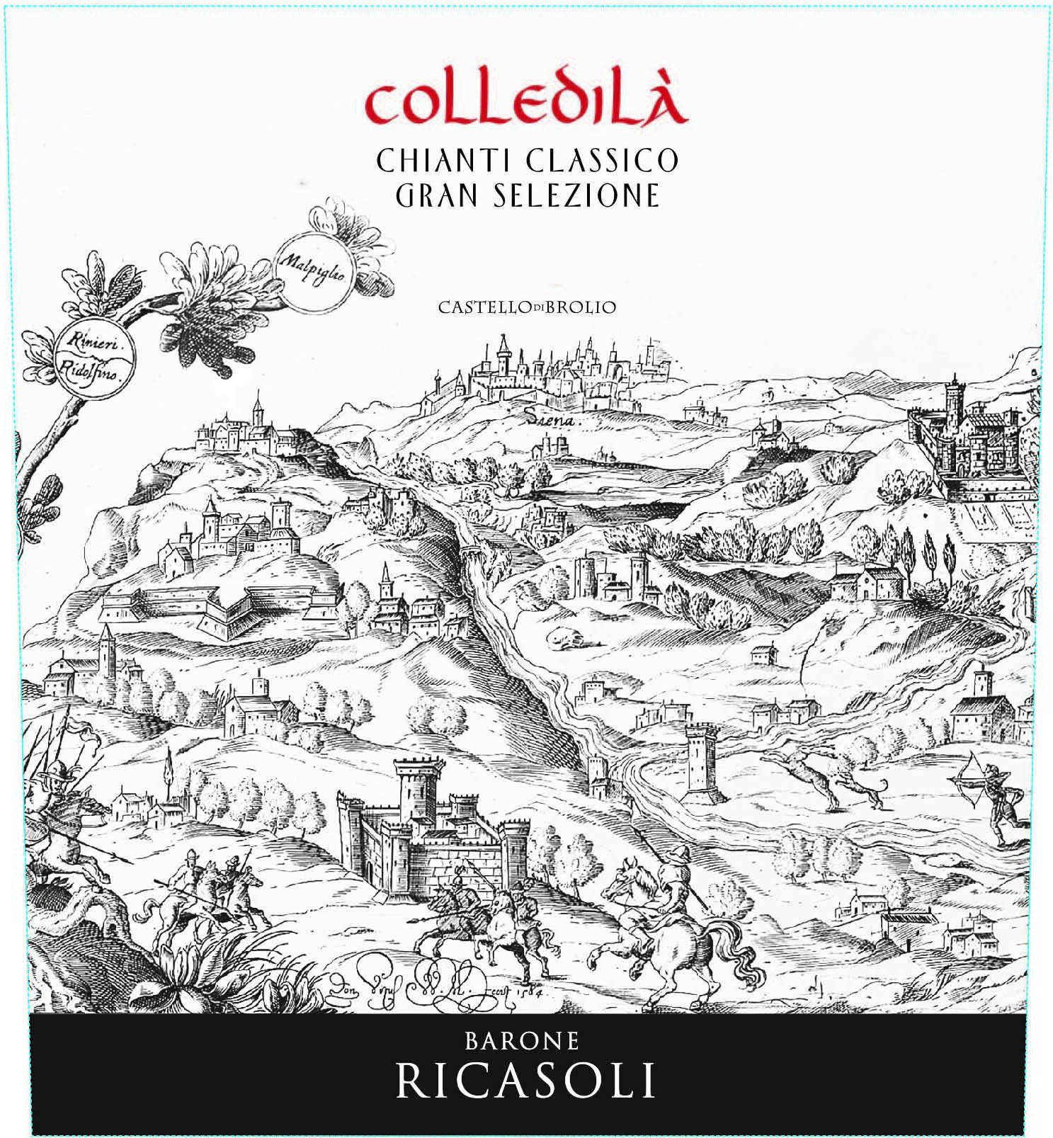 Barone Ricasoli - Colledila Chianti Classico Gran Selezione label