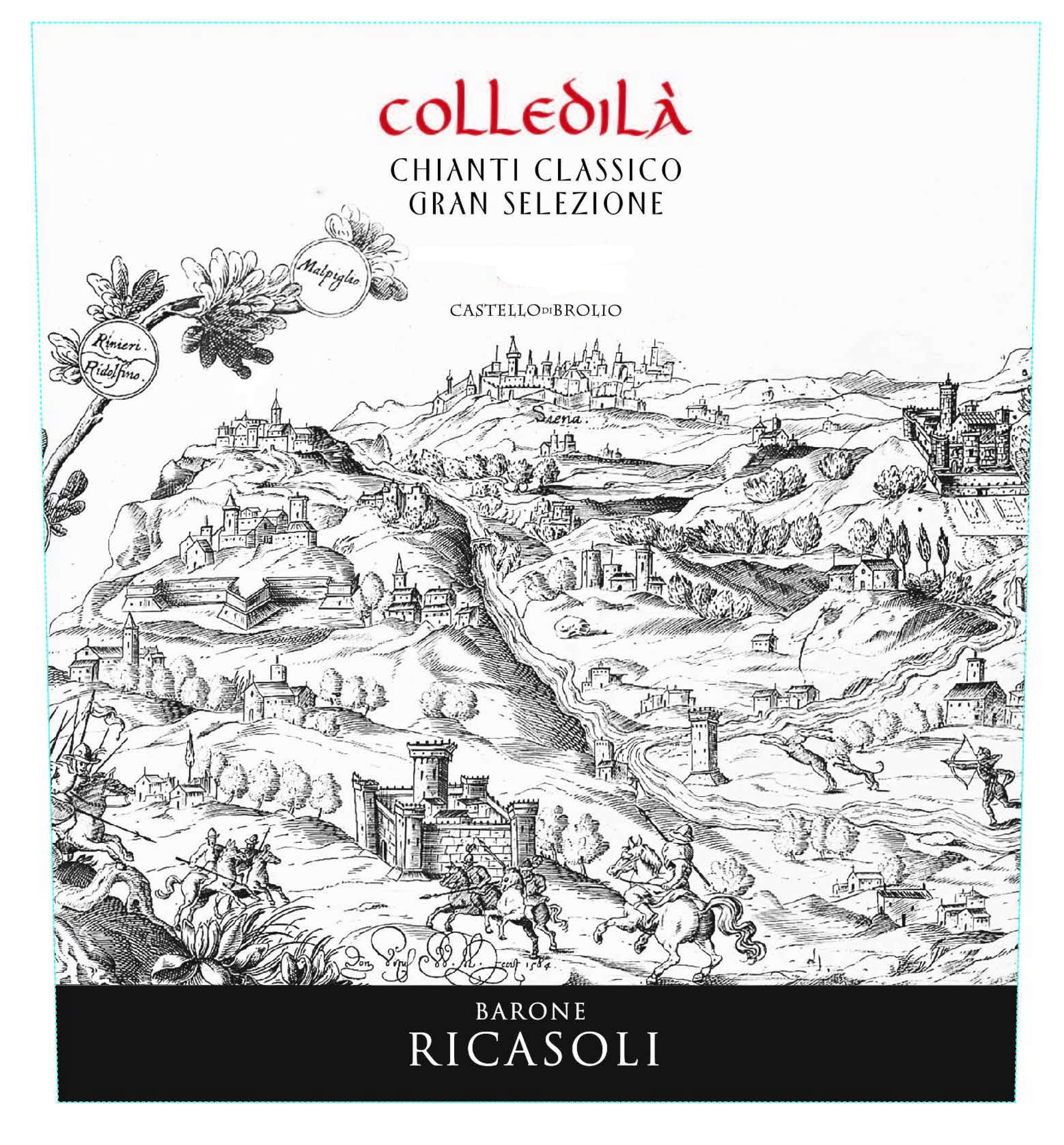 Barone Ricasoli - Colledila Chianti Classico Gran Selezione label