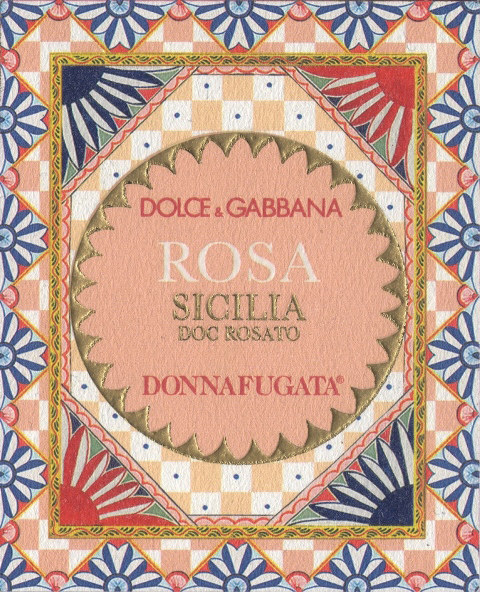 Donnafugata - Rosa Sicilia Dolce Gabbana label