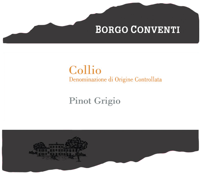 Borgo Conventi - Pinot Grigio label
